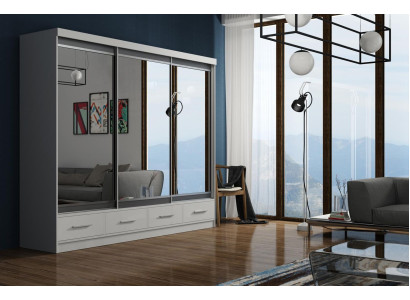 Armario con puertas correderas Armario Armario de ropa Madera de alta calidad Dormitorio Armarios
