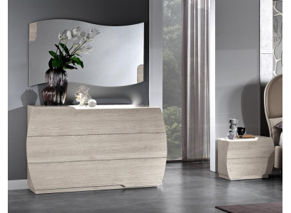 Conjunto de muebles de dormitorio de madera, diseño de armarios, conjunto de cómoda, espejo, cómodas.