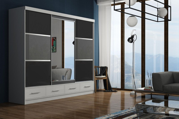 Armario Armarios Mueble Armario de pared 3 puertas Madera Muebles Dormitorio Nuevo