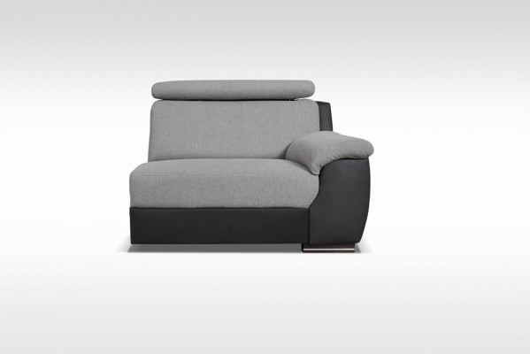 Diseño textil de tela tapizada exclusiva de sofá en forma de U, esquina de sofá, sofá moderno.