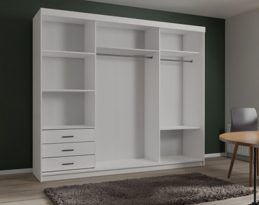 Armario para dormitorio Archivador Lux de madera Armario de madera Armario ropero