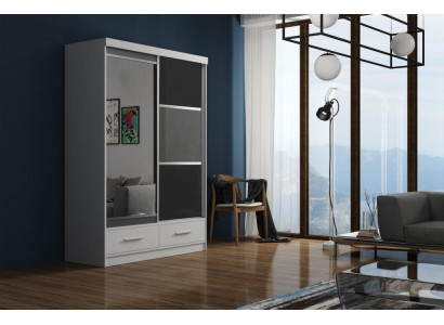 Armario estilo moderno Armarios multiusos Estantes Armario de ropa Dormitorio Madera