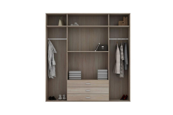 Armario de madera para dormitorio, armarios de estilo moderno, ¡nuevo!