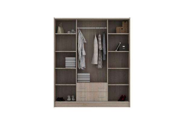 Armario Estilo Moderno Armarios Lujo Clásico Armario Dormitorio Madera