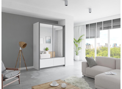 Muebles Armarios de ropa Madera Blanco Diseño Armario de ropa Diseñador Brillante