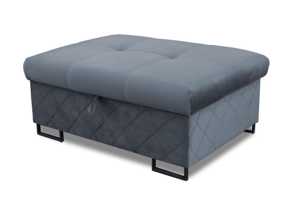 Taburete de diseño Tapizado Sala de estar Reposapiés Banco Otomano Puff Asiento