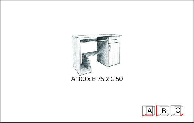 Colección de sala de estar Mesa Nueva Escritorio Escritorio de computadora Mesas de oficina Oficina