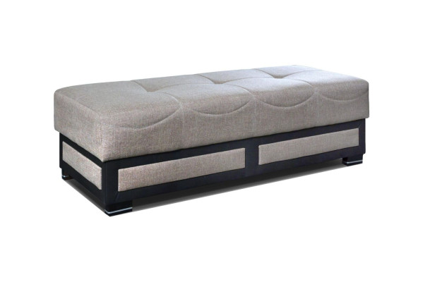 Diseño de taburete, banco de asiento 139x58cm, pufs de lujo, mueble de taburete acolchado.