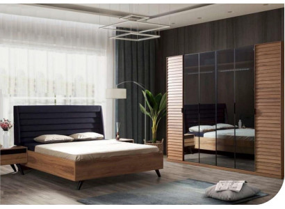 Gran conjunto de dormitorio - muebles de dormitorio armario cama mesitas de noche