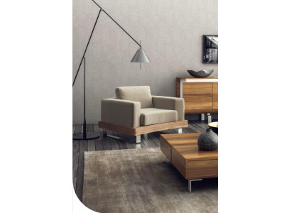 Silla blanca beige Muebles de sala de estar Sillón de lectura Orejero