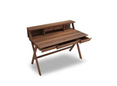 Escritorio de madera maciza Muebles de madera Escritorio de computadora moderno con cajones