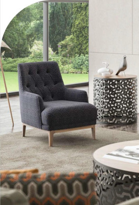 Sillón de sala de estar moderno, sillón de cóctel, sillón individual, lounge club.