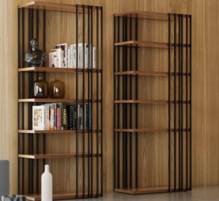 Estantería de lujo Armario Moderno de salón Panel de pared Estantes de almacenamiento Nuevos