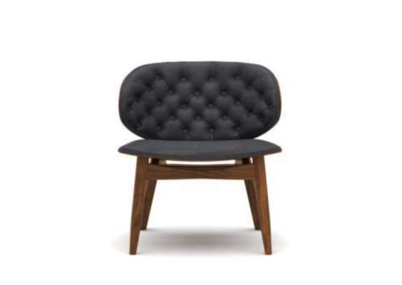 Silla Chesterfield de lujo de una plaza para comedor y sala de estar.