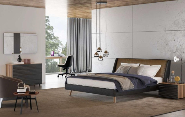 Moderna mesa de noche de madera mesa auxiliar pequeña sala dormitorio