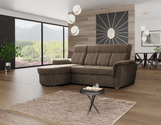 Sofá de esquina Sofás de diseño exclusivo moderno de alta calidad Sofás en forma de L Sofá cama