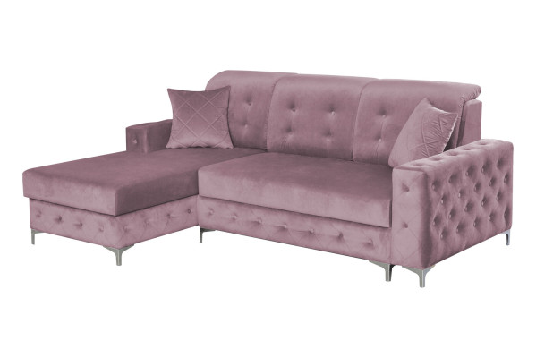 Sofá cama Chesterfield, sofá acolchado, sofá en forma de L, sofá moderno.