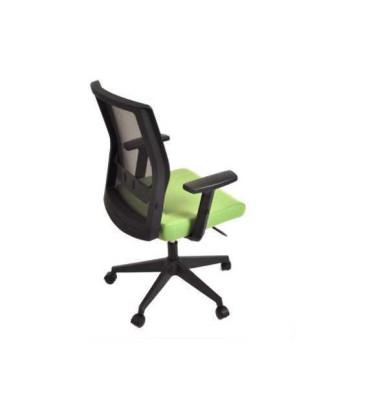 Sillas de oficina de lujo verdes, sillas de ordenador acolchadas, muebles de silla de escritorio.