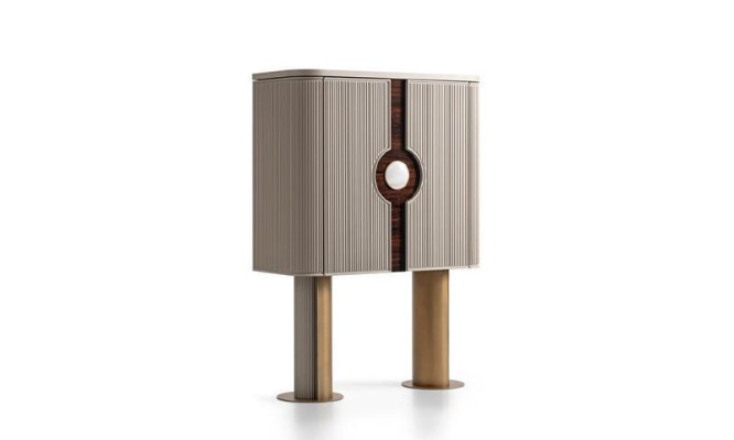 Silla Grupo Sala de estar Bar moderno Sillón orejero beige Armario