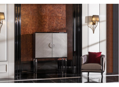 Conjunto de sillones, gabinete de bar, gris, tela, sillón con orejeras, bar, set de sala de estar.