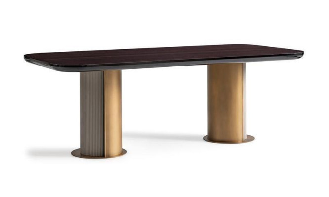 Mesa de comedor mesa de comedor mesa de madera mesa de madera comedor marrón lujo