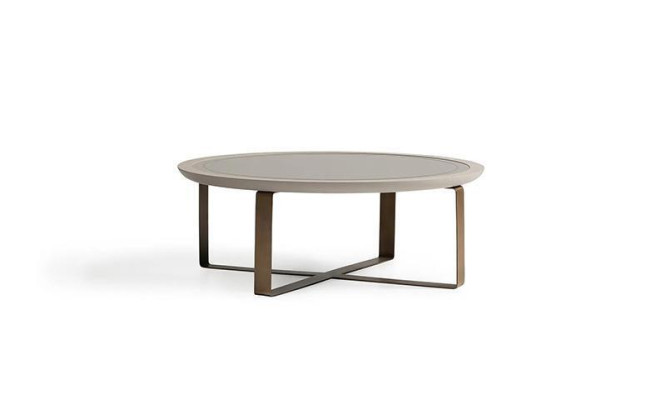 Mesa de centro completa Mesita auxiliar Beige Mesa de centro de metal Sala de estar