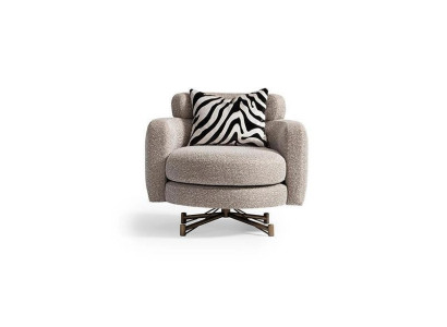 Butaca orejera Butaca de cóctel Butaca de club Gris Tela Acolchado Asiento