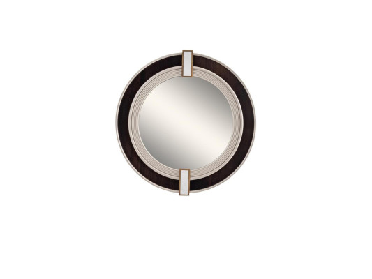 Espejo Espejo de pared Espejo decorativo Espejo de pasillo Moderno Negro Redondo