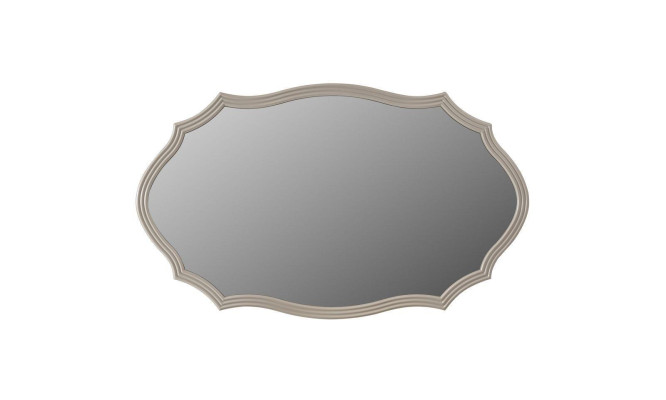 Espejo de pared Espejo Decorativo Diseño de lujo Sala de estar Beige 150x90 Madera