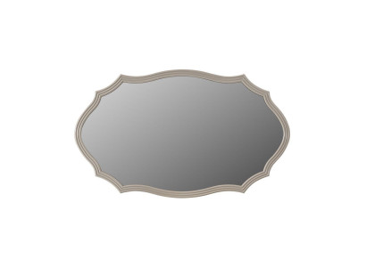 Espejo de pared Espejo Decorativo Diseño de lujo Sala de estar Beige 150x90 Madera