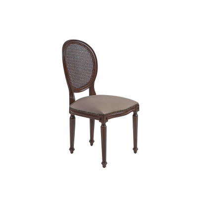 Diseño silla comedor Estilo Clásico Asiento tapizado Mobiliario Madera Silla