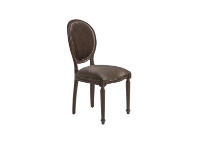 Diseñador de lujo Silla clásica de comedor Sillas Asiento Asiento tapizado Madera