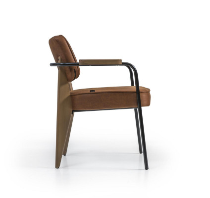 Silla de comedor de lujo con brazos, diseño nuevo, silla de respaldo con brazos.