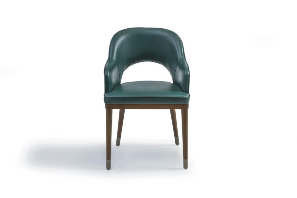 Silla de lujo con brazos, diseñador de comedor nuevo, muebles modernos de tapicería.