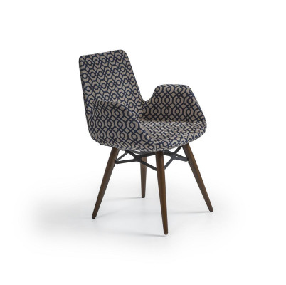 Silla de comedor de lujo con reposabrazos, moderna, diseño de diseñador, nueva.