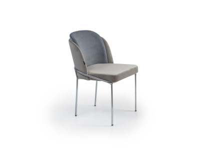 Silla de diseñador de lujo gris sillas nuevas muebles comedor tapizados mobiliario