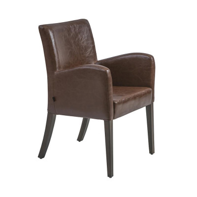 Diseño de silla de salón comedor silla tapizada con reposabrazos sillón nuevo