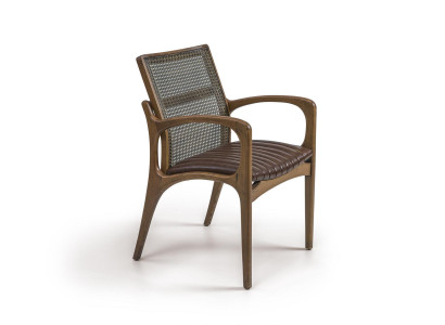 Silla de comedor con reposabrazos, silla moderna de madera, diseño de muebles de mobiliario.
