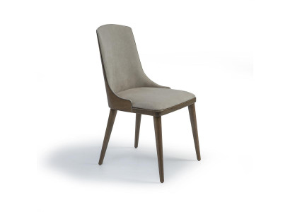 Diseño de lujo Silla tapizada Silla de comedor Asiento Muebles de comedor Madera Nuevo