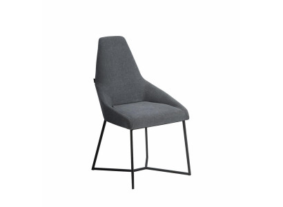 Silla de diseño Muebles Modernos Silla tapizada Gris Silla de comedor Nueva Muebles