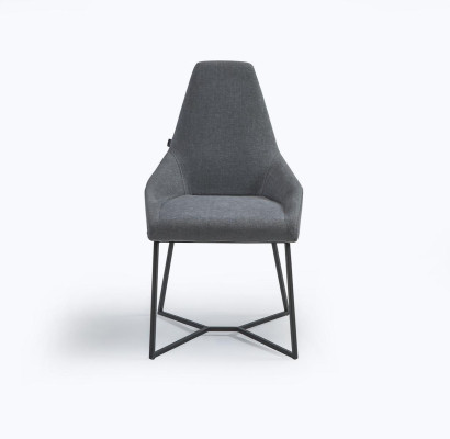 Silla de diseño Muebles Modernos Silla tapizada Gris Silla de comedor Nueva Muebles