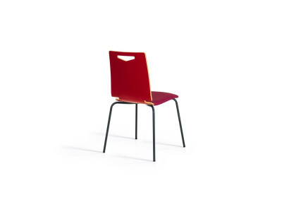 Silla roja moderna de lujo para el comedor con sillas nuevas de muebles para el comedor.