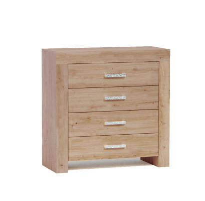 Conjunto de estantería para sala de estar: vitrina, cómoda 4 piezas. Muebles de madera estantería.