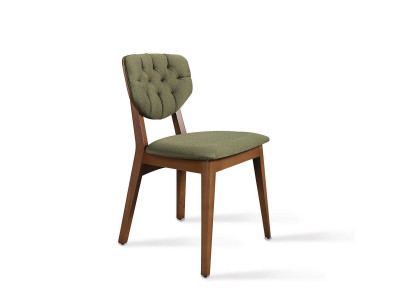 Silla de comedor Chesterfield tapizada Sillas de lujo Muebles Tapizados