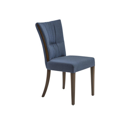 Silla moderna azul muebles diseño lujo comedor asiento tapizado