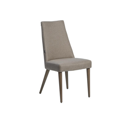 Silla de madera con asiento de tela silla de comedor nueva muebles de diseñador de lujo sillas