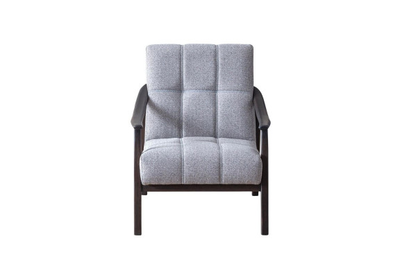 Diseñador gris sillón sala de estar muebles de asiento estructura de madera de lujo nueva