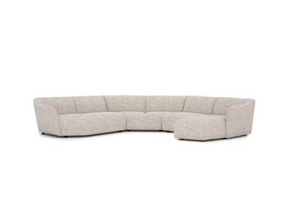 Sofá de sala de estar en forma de U nuevo conjunto de esquina muebles de lujo muebles tapizados.