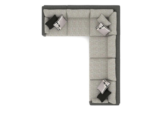 Diseño sofá esquinero moderno salón sofá textil tapizado sofás nuevo juego