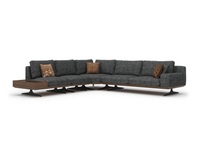 Sofá esquinero de lujo en forma de L, nuevo, moderno, juego de salón, muebles tapizados para sala de estar.